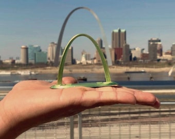 3D Saint Louis ARCH Background MODEL Décor – Plastic Gateway City Scape  Misssouri Architecture Model