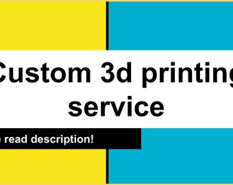 CUSTOM 3D PRINTING SERVICES And Designs - Print On Demand Designs In Different Item Sizes