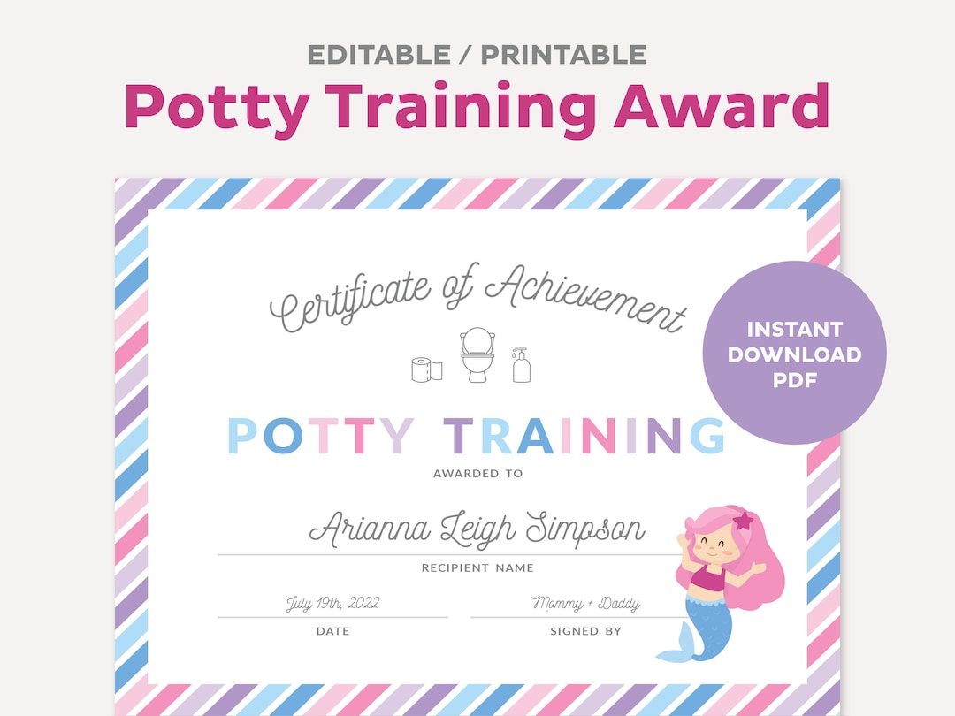 Editable Potty Training Award Certificate, Potty Training Award Printable, Certificate of Achievement Template, Instant Digital Download PDF - Etsy editable-potty-training-award-certificate-potty-training-award-printable-certificate-of-achievement-template-instant-digital-download-pdf-etsy