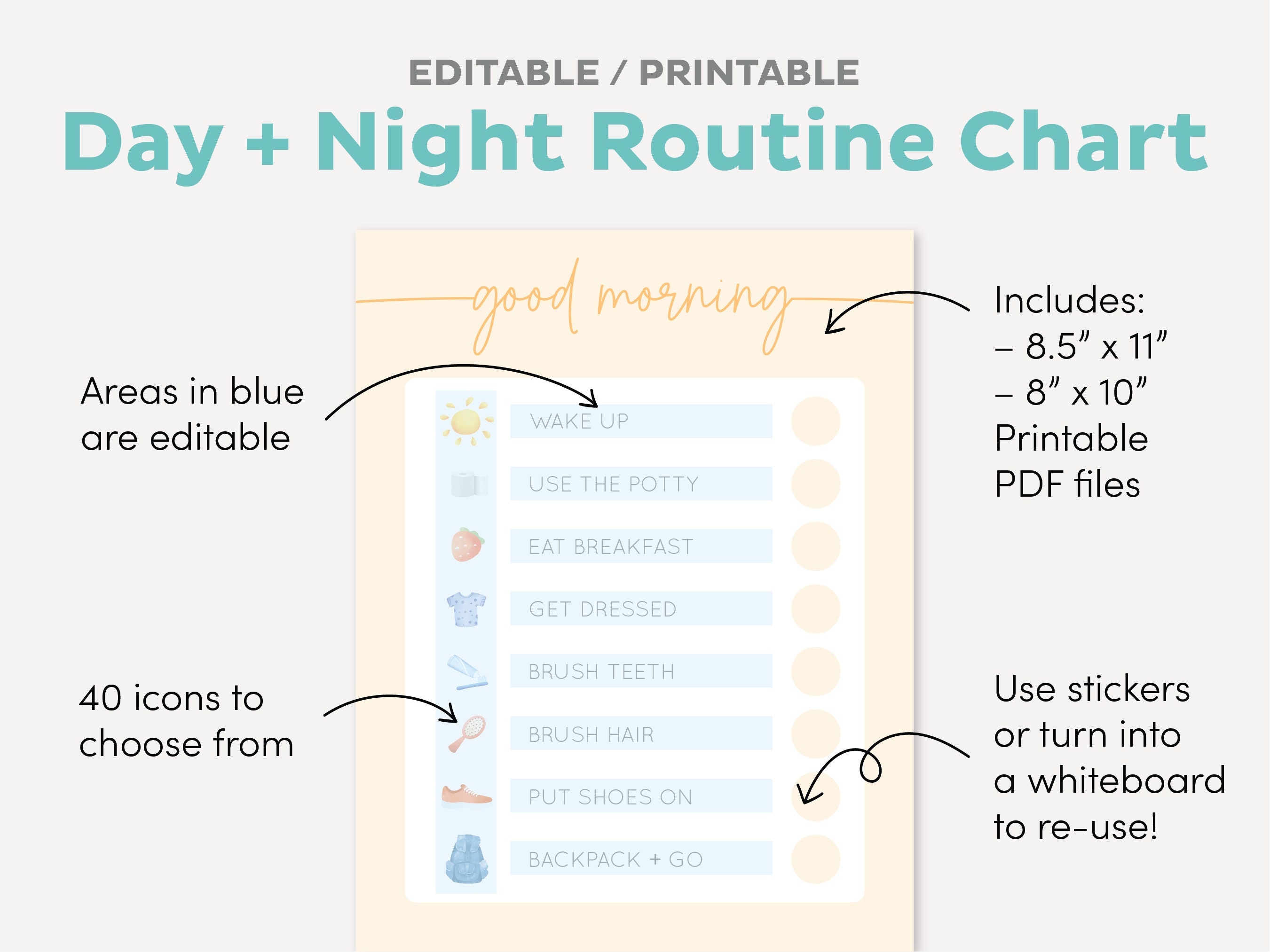 morning-routine-for-kids-ready-for-school-routine-chart-etsy-australia