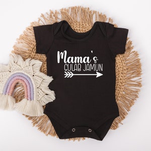 Mama&#39;s Gulab Jamun - Mama&#39;s Gulab Jamun Baby - Desi Baby Bodysuit - Pakistani Baby Bodysuit - Indian Baby Bodysuit - Punjabi Baby Bodysuit