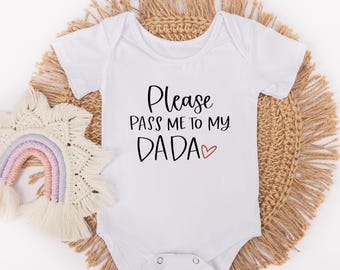 Please Pass Me to Khala Baby Bodysuit - Pass me to Dada Dadi Nana Nani Masi Mami  - Desi Aunt and Uncle Love - Ideal Desi Baby Shower Gift