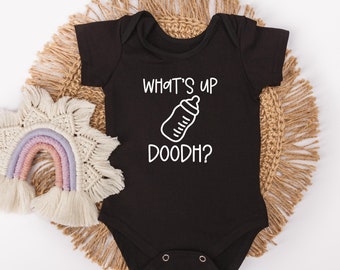 What's Up Doodh Baby Bodysuit - Desi Baby Boy Bodysuit - Pakistani Baby Bodysuit - Indian Baby Bodysuit - Punjabi Baby Bodysuit – Desi Baby