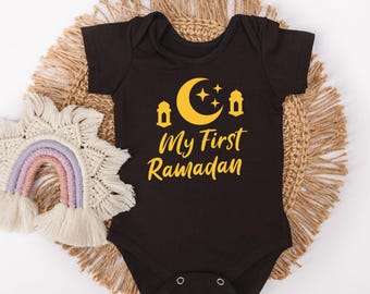 My First Ramadan Baby Bodysuit - Islamic Holiday Gift - Ramadan Present - Ramadan Milestone - Ramadan Gift For Muslim Family and Friends