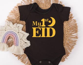 My First Eid Baby Bodysuit - Islamic Holiday Gift - Eid Present - First Eid Milestone - Eid Gift For Muslim Babies