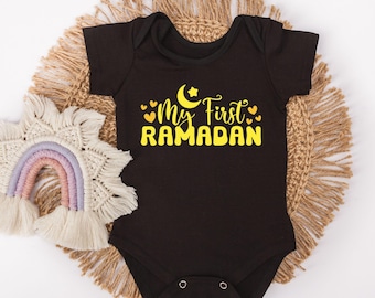 Min första Ramadan-body - Islamisk högtidsgåva - Ramadanpresent - Ramadanmilstolpe - Ramadanpresent till muslimsk familj och vänner