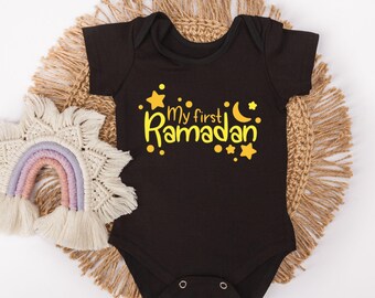 Min första Ramadan-body - Islamisk högtidsgåva - Ramadanpresent - Ramadanmilstolpe - Ramadanpresent till muslimsk familj och vänner