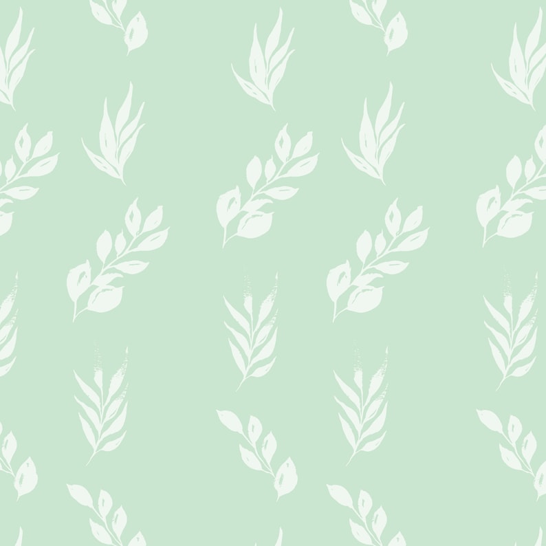 Green Peel and Stick Wallpaper Removable Wallpaper Whimsical - Etsy
