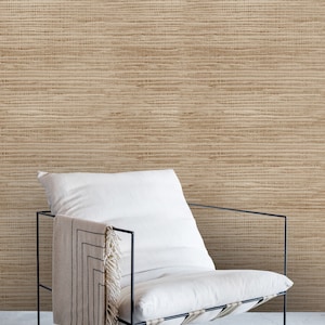 Faux Grasscloth Peel and Stick Wallpaper Grass Cloth Wallpaper Roll