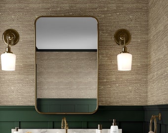 Faux Grasscloth Wallpaper: Washable Vinyl, Peel and Stick or Unpasted