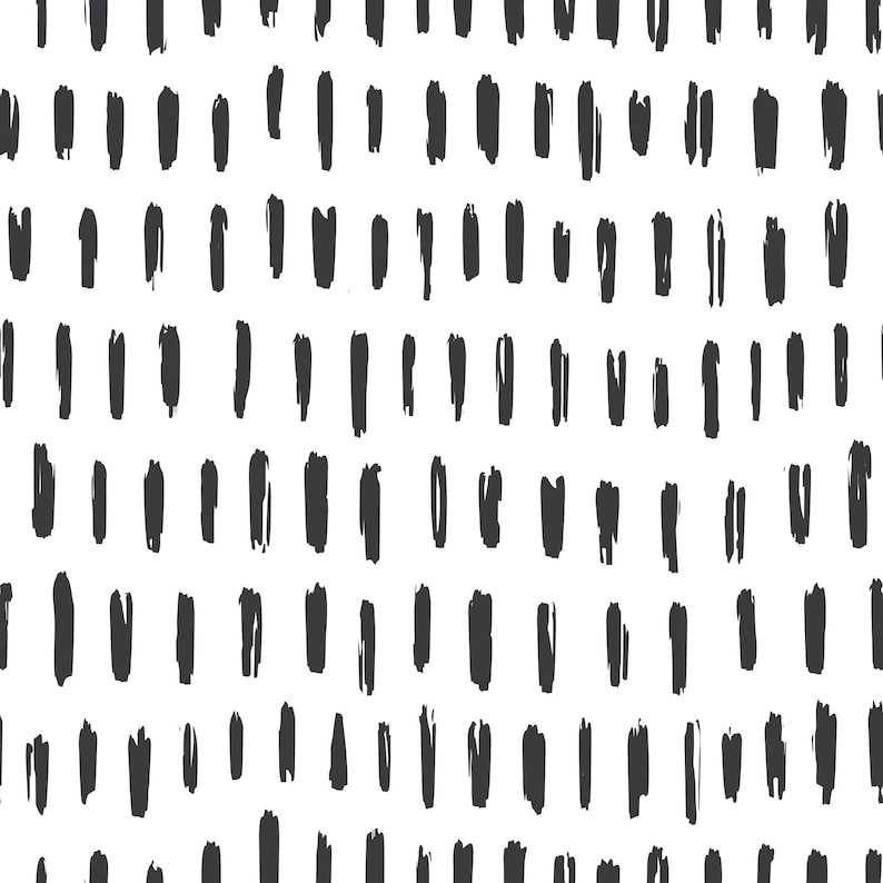 Abstract Black and White Peel and Stick Wallpaper Polka Dot Etsy