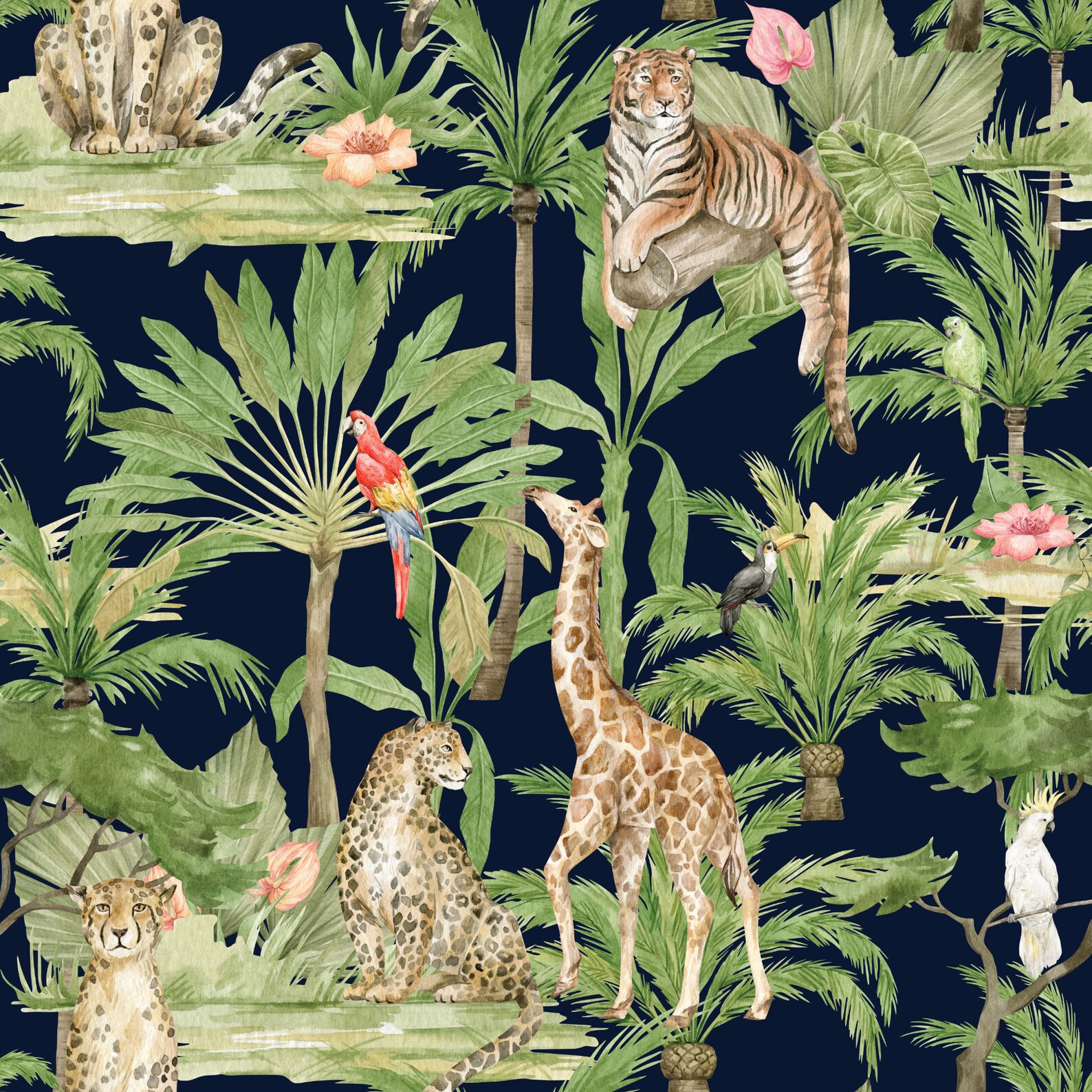 Boys Nursery Peel and Stick Wallpaper Removable Wallpaper Etsy