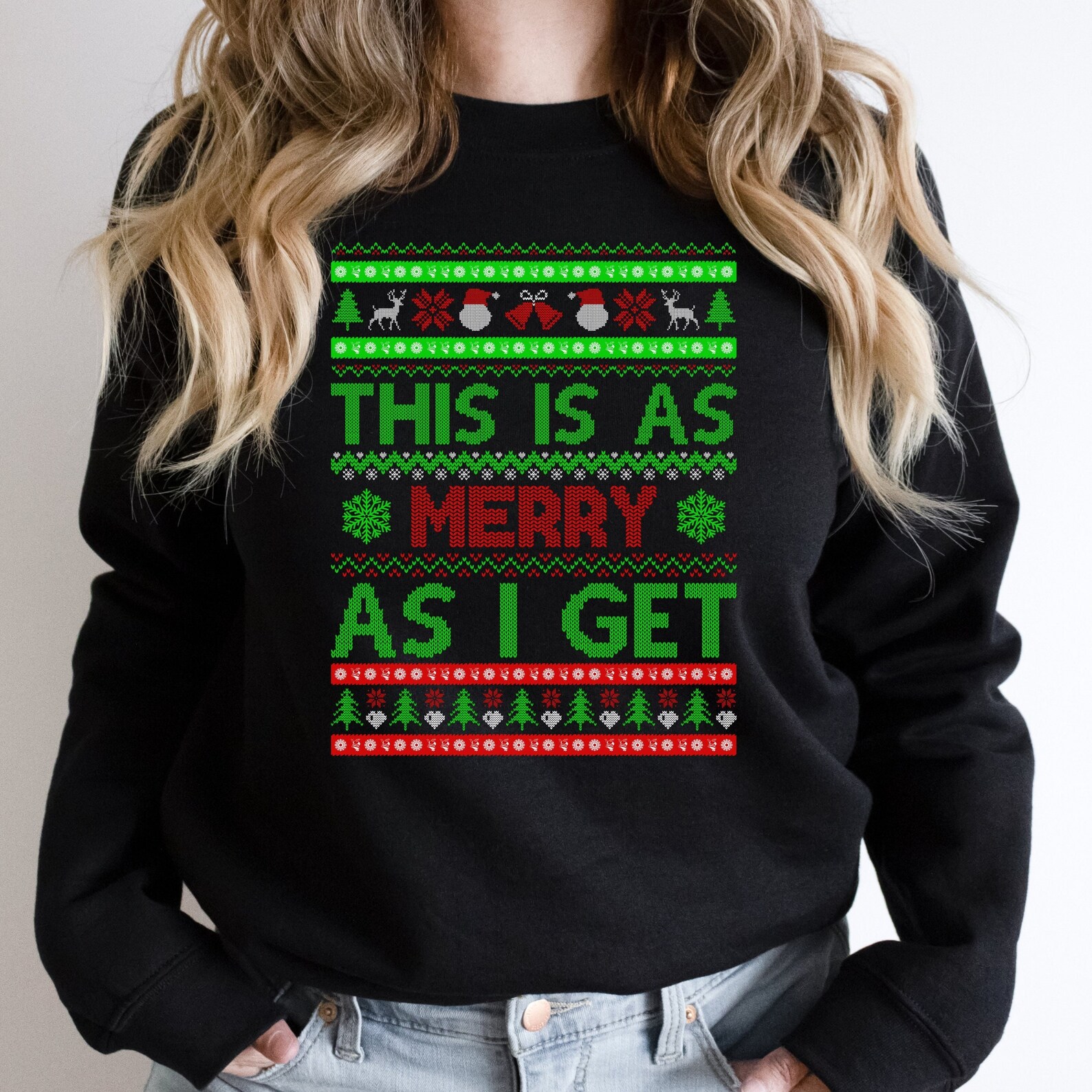 Ugly Christmas Sweater Funny, Tacky Christmas Sweater, Hilarious ...