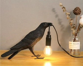 crow wall lamp