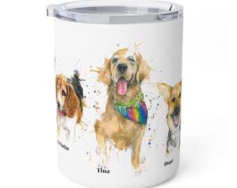 Niall Doggo Insulated Coffee Mug, 10oz (Tina's hospital fundraiser)