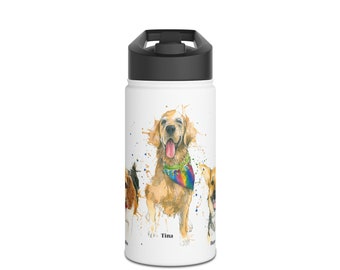 Niall Doggo Stainless Steel Water Bottle, Standard Lid (Tina's hospital fundraiser)