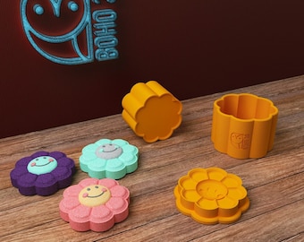 Happy Flower Bath Bomb Mold
