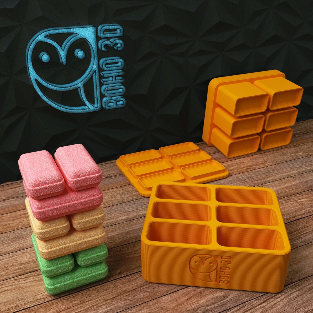 Rectangle Shampoo Bar Mold Etsy