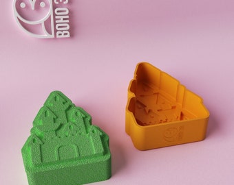 Hybrid Castle Bath Bomb Mold