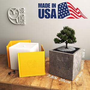 Silicone Mold for Concrete Planter | Multi size Silicone Pot Mold | Custom silicone mold for concrete pot | Plants Pot Mold Planter Mold