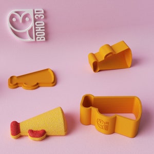 Football Megaphone Bath Bomb Mold