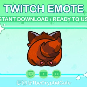 Gesto animado de meneo de cola de panda rojo (Twitch Discord YouTube) Lindo GIF animado de RedPanda: lindo gesto animado de RedPanda Chibi Kawaii para transmisión