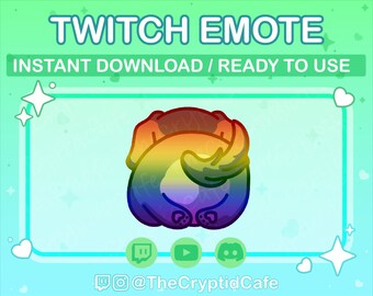 ANIMATED Pride Dog Tail Wag Emote (Twitch Discord YouTube) Cute Puppy Animated GIF - Cute Chibi Kawaii Dog Animated emote for Streamers