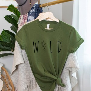 Wild T-shirt, Wild Summer Tee, gift, summer tshirt, Cute Tshirt, Nature Tshirt