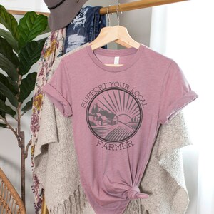 Steun je lokale boer, T-shirt, Zomer T-shirt, Zomertijd, Leuke tshirt, boeren