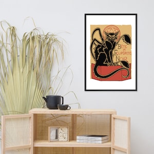 Le Displacer Noir Framed Poster | D&D | DND | Dungeons and Dragons