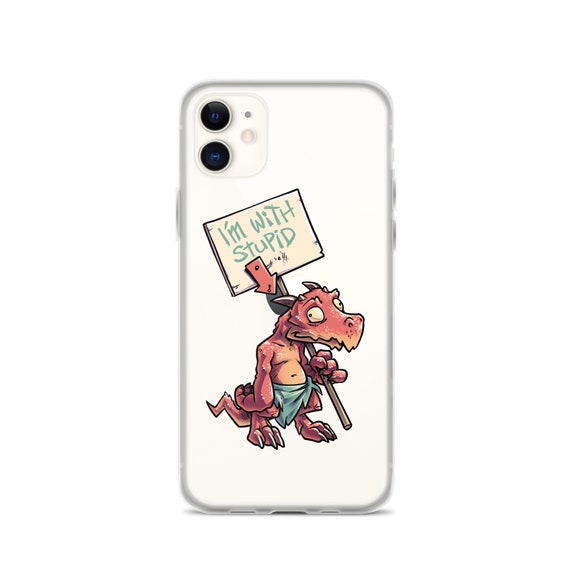 I'm With Stupid iPhone Case D&D DND Dungeons and Dragons Kobold 