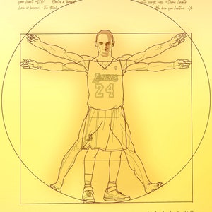Renaissance Man Kobe 11&quot; x 17&quot;