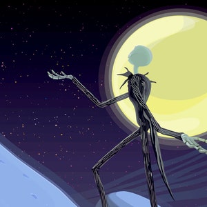 Jack Skellington und die Corpse Bride 11 &quot;x 17&quot;