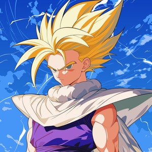 Gohan | Original Super Saiyan Art Print | 11x17&quot; Glossy Print | Wall Art |  Dragon Ball Z Fan Art