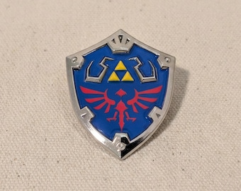 ゼルダ ピンバッジセット: ムジュラの仮面、オカリナ、ハイリアの盾