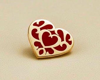 Zelda Heart Container Enamel Pin | Breath of the Wild, Tears of the Kingdom