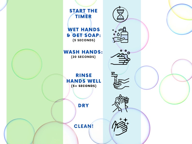 Hand Washing 30-second Timer "grubby Buster" (pink Lemonade) - Etsy