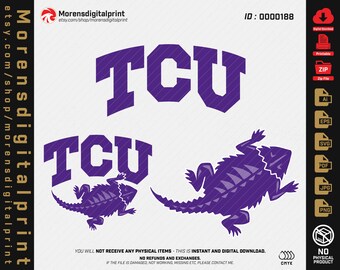 Tcu Horned Frogs - Etsy