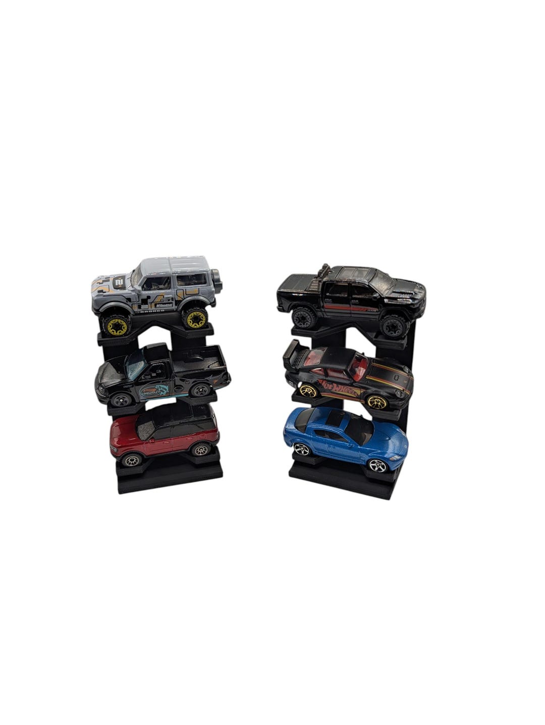 Set of Two 3 Car Display Stands for Hot Wheels 3D Printed - Etsy