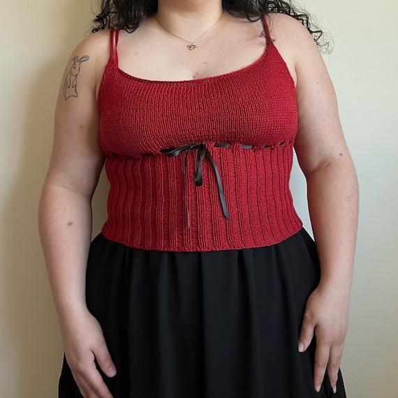 Sweet Nothings Camisole Knitting Pattern • Beginner-friendly