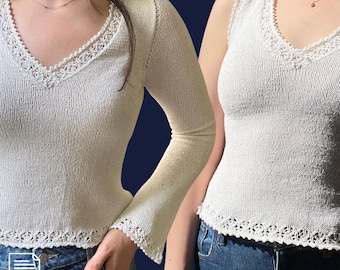 ANDMARY】Brenda lace knit set