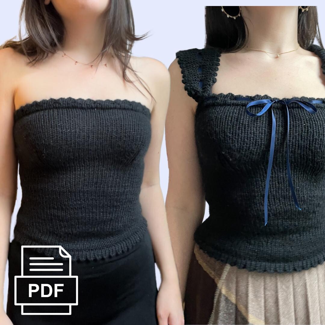 CLANE(クラネ) 】TAPE EMBROIDERY KNIT TOP（ニット/セーター