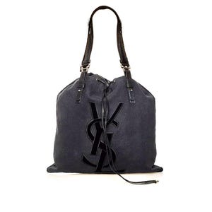 Black velvet ysl bag hotsell