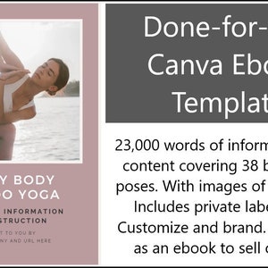 Every Body Can Do Yoga Done-for-You Ebook Canva Template