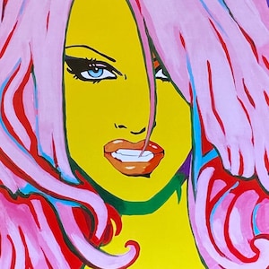Impresión de arte pop de Pamela Anderson: icono de Baywatch de los 90