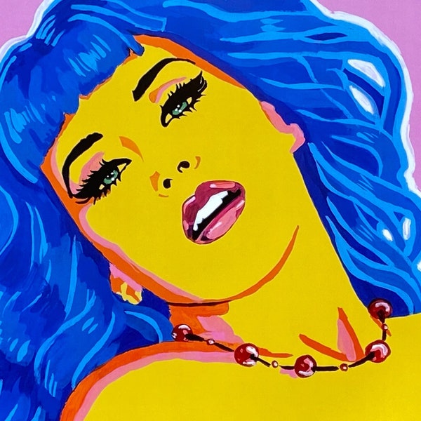 KATY PERRY art print, art, pop art, fashion, music, pop music, home, decor, american idol, prints, gift