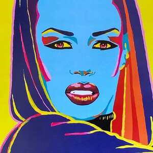 GRACE JONES art print, art, pop art, fashion, music, movies, tv, home, home, decor, retro, 80s, 90s, disco, gift