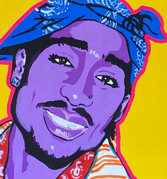 TUPAC SHAKUR Art Print, Art, Pop Art, Music, Rap, Hip Hop
