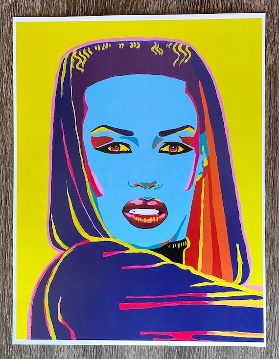 GRACE JONES Art Print Art Pop Art Fashion Music Movies Etsy