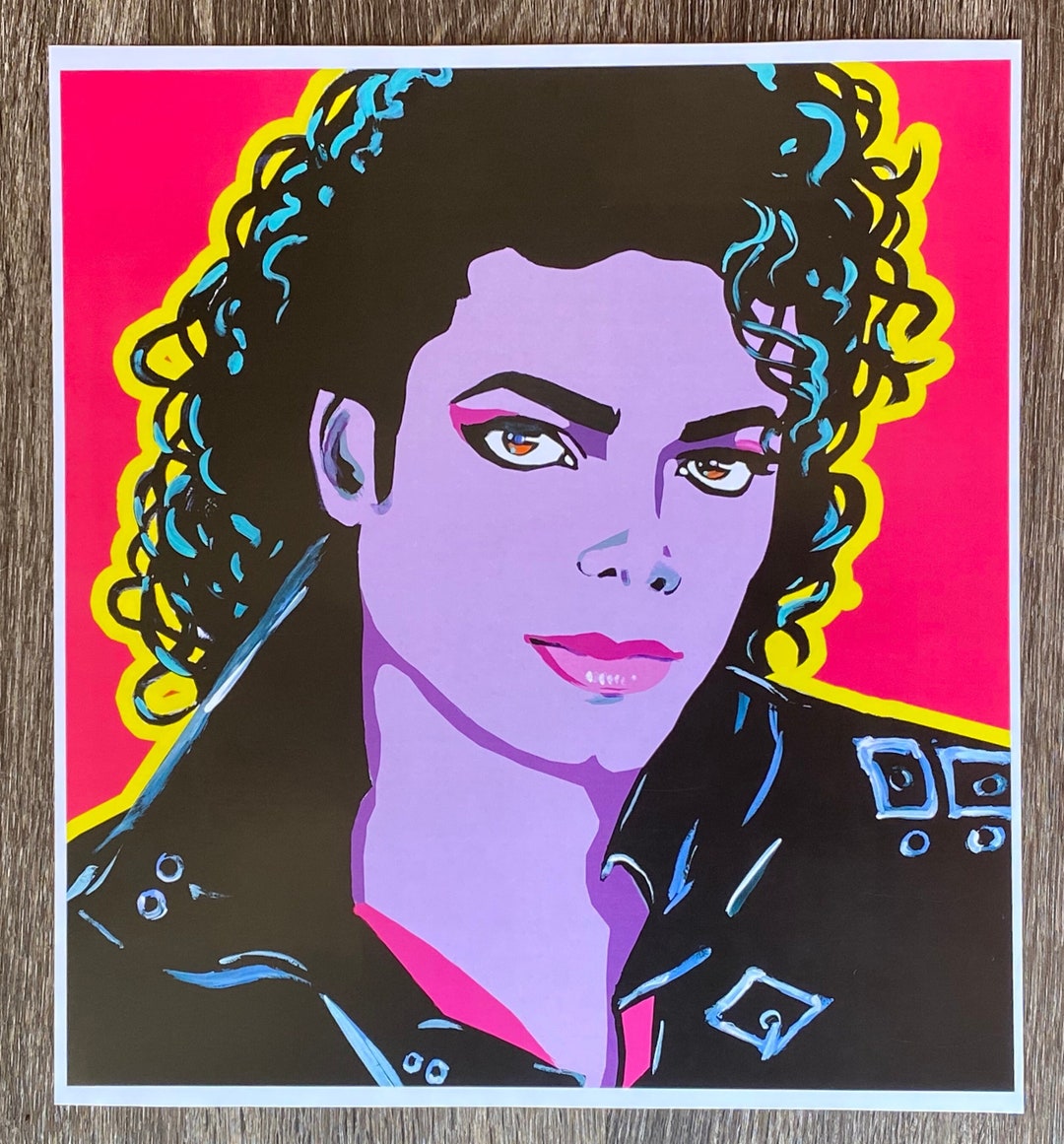 Michael Jackson Pop Art Print: 80s Retro Home Decor - Etsy